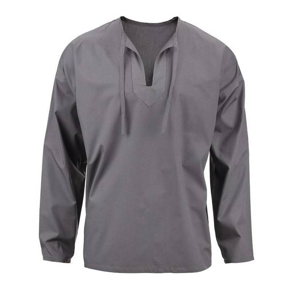 Viking shirt Sigrid - graphite 100% cotton